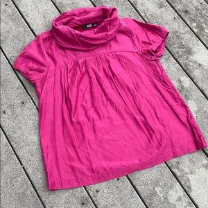 ❄️ Mulberry Colored Turtleneck Blouse